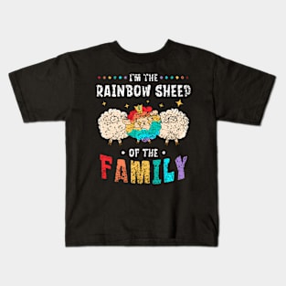 I'm The  Sheep Of The Family Proud Gay Lgbtq Pride Kids T-Shirt